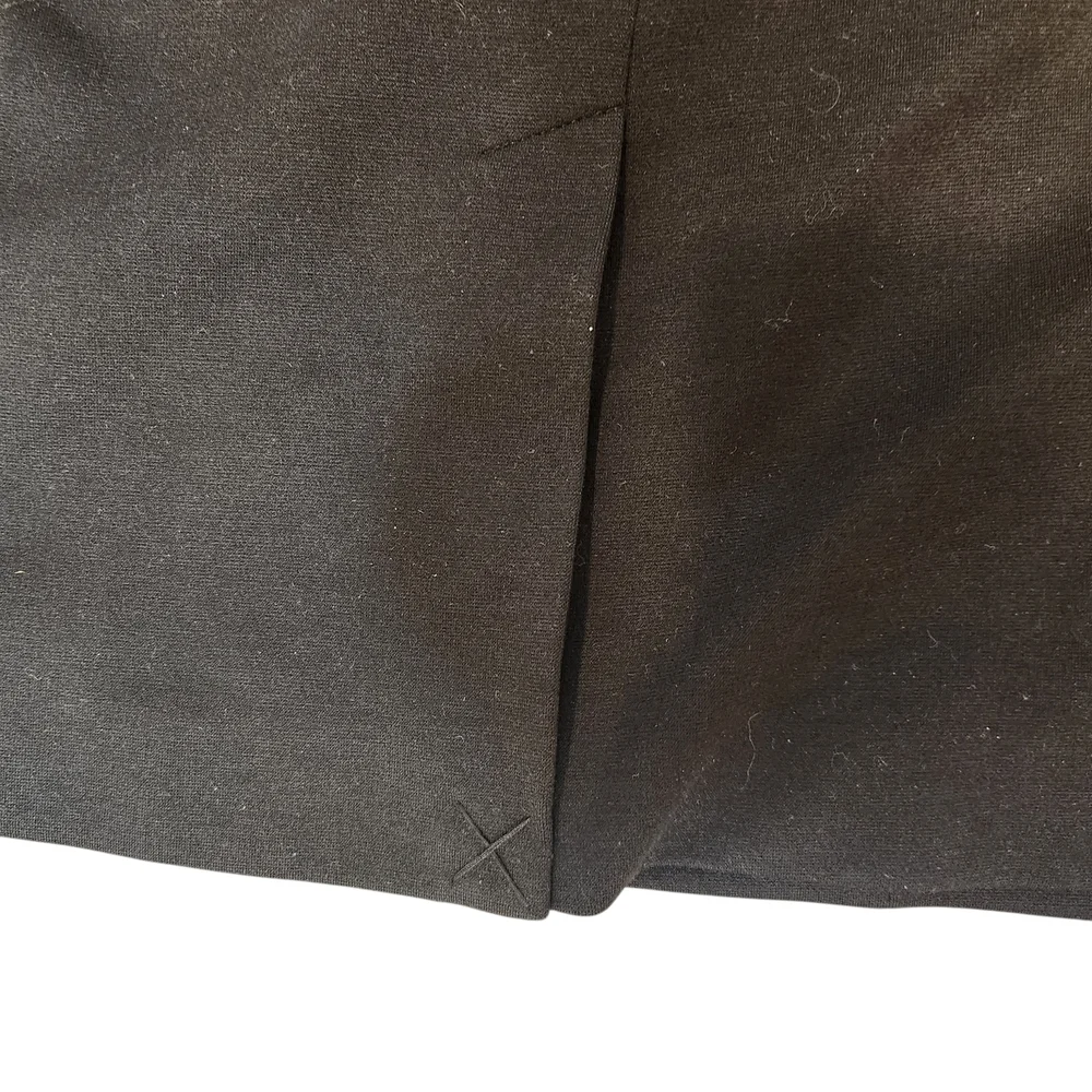 Michael Kors‎ Black and Gold Knee-Length Pencil Skirt Size: 10 Edgy Classic